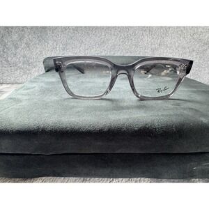 Ray-Ban RX7217 Chad Optics Bio-Based eyeglasses in transparent grey bio-acetate